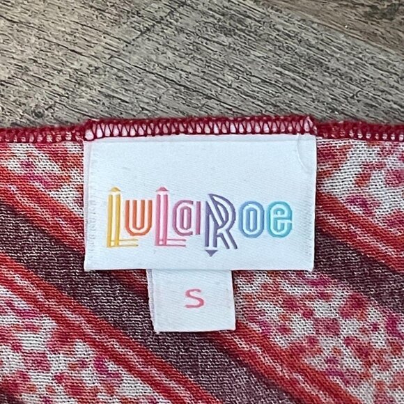 Lularoe Shirley Diamond Print Waterfall Duster Cardigan S NWT - Picture 6 of 8